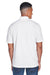 Core 365 88181P Mens Origin Performance Moisture Wicking Short Sleeve Polo Shirt w/ Pocket White Back