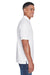 Core 365 88181P Mens Origin Performance Moisture Wicking Short Sleeve Polo Shirt w/ Pocket White Side