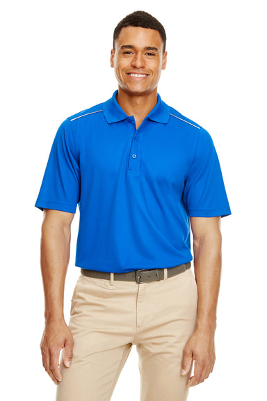 Core 365 88181R Mens Radiant Performance Moisture Wicking Short Sleeve Polo Shirt Royal Blue Front