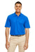 Core 365 88181R Mens Radiant Performance Moisture Wicking Short Sleeve Polo Shirt Royal Blue Front