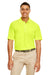 Core 365 88181R Mens Radiant Performance Moisture Wicking Short Sleeve Polo Shirt Safety Yellow Front