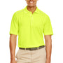 Core 365 Mens Radiant Performance Moisture Wicking Short Sleeve Polo Shirt - Safety Yellow