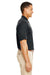 Core 365 88181R Mens Radiant Performance Moisture Wicking Short Sleeve Polo Shirt Black Side
