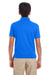 Core 365 88181Y Youth Origin Performance Moisture Wicking Short Sleeve Polo Shirt Royal Blue Back