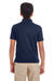 Core 365 88181Y Youth Origin Performance Moisture Wicking Short Sleeve Polo Shirt Navy Blue Back