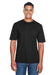 Core 365 88182 Mens Pace Performance Moisture Wicking Short Sleeve Crewneck T-Shirt Black Front