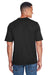 Core 365 88182 Mens Pace Performance Moisture Wicking Short Sleeve Crewneck T-Shirt Black Back