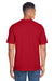 Core 365 88182 Mens Pace Performance Moisture Wicking Short Sleeve Crewneck T-Shirt Red Back