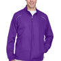 Core 365 Mens Motivate Water Resistant Full Zip Jacket - Campus Purple