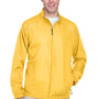 Core 365 Mens Motivate Water Resistant Full Zip Jacket - Campus Gold