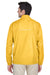 Core 365 88183 Mens Motivate Water Resistant Full Zip Jacket Gold Back