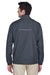 Core 365 88183 Mens Motivate Water Resistant Full Zip Jacket Carbon Grey Back