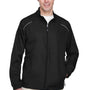 Core 365 Mens Motivate Water Resistant Full Zip Jacket - Black