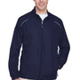 Core 365 Mens Motivate Water Resistant Full Zip Jacket - Classic Navy Blue