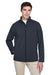 Core 365 88184 Mens Cruise Water Resistant Full Zip Jacket Carbon Grey Front