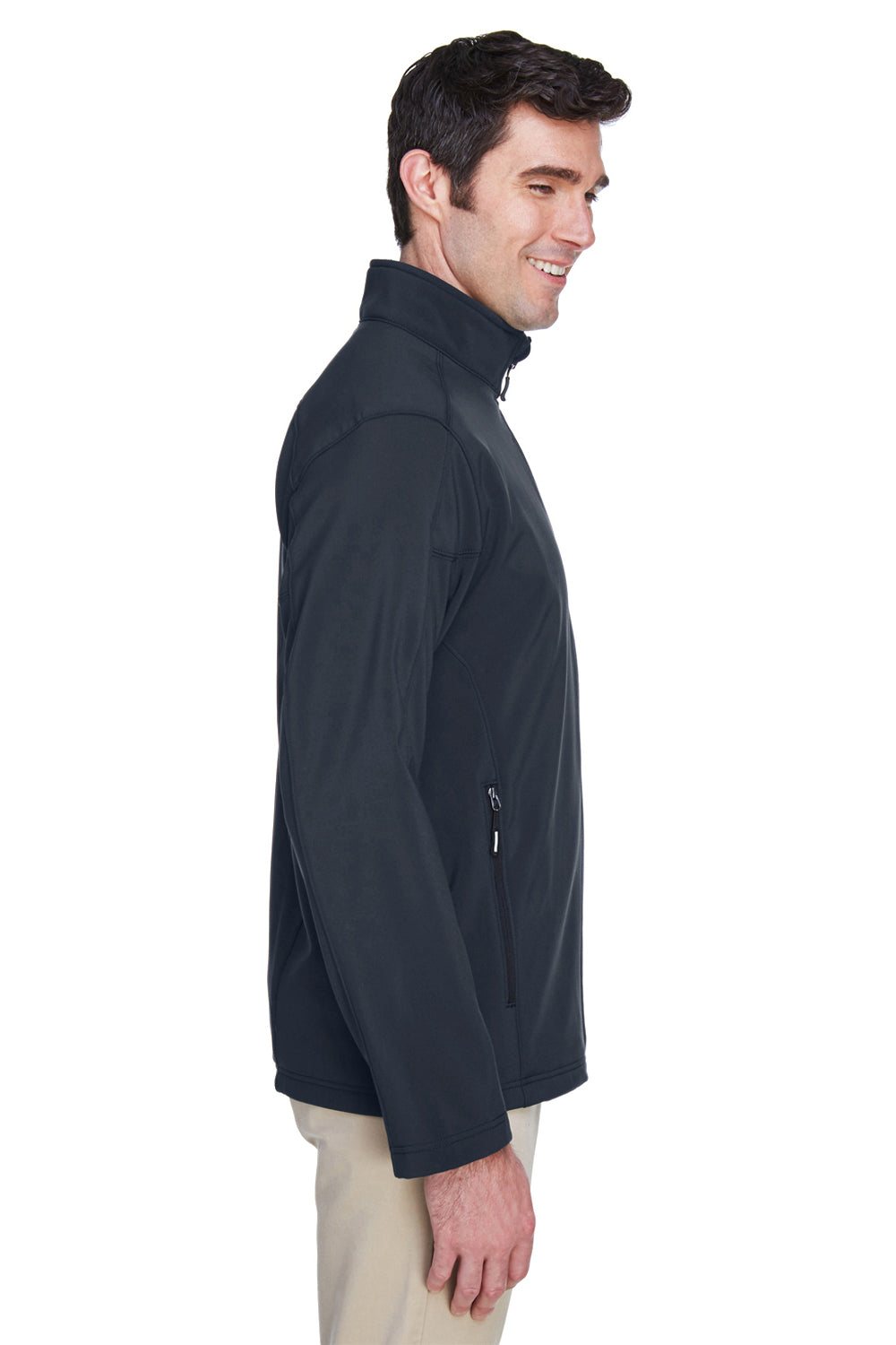 Core 365 88184 Mens Cruise Water Resistant Full Zip Jacket Carbon Grey Side