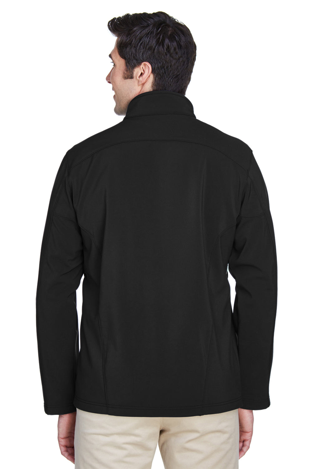 Core 365 88184 Mens Cruise Water Resistant Full Zip Jacket Black Back