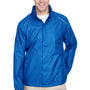 Core 365 Mens Climate Waterproof Full Zip Hooded Jacket - True Royal Blue
