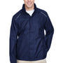 Core 365 Mens Climate Waterproof Full Zip Hooded Jacket - Classic Navy Blue
