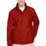 Core 365 Mens Climate Waterproof Full Zip Hooded Jacket - Classic Red