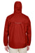 Core 365 88185 Mens Climate Waterproof Full Zip Hooded Jacket Red Back