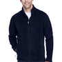 Core 365 Mens Journey Pill Resistant Fleece Full Zip Jacket - Classic Navy Blue
