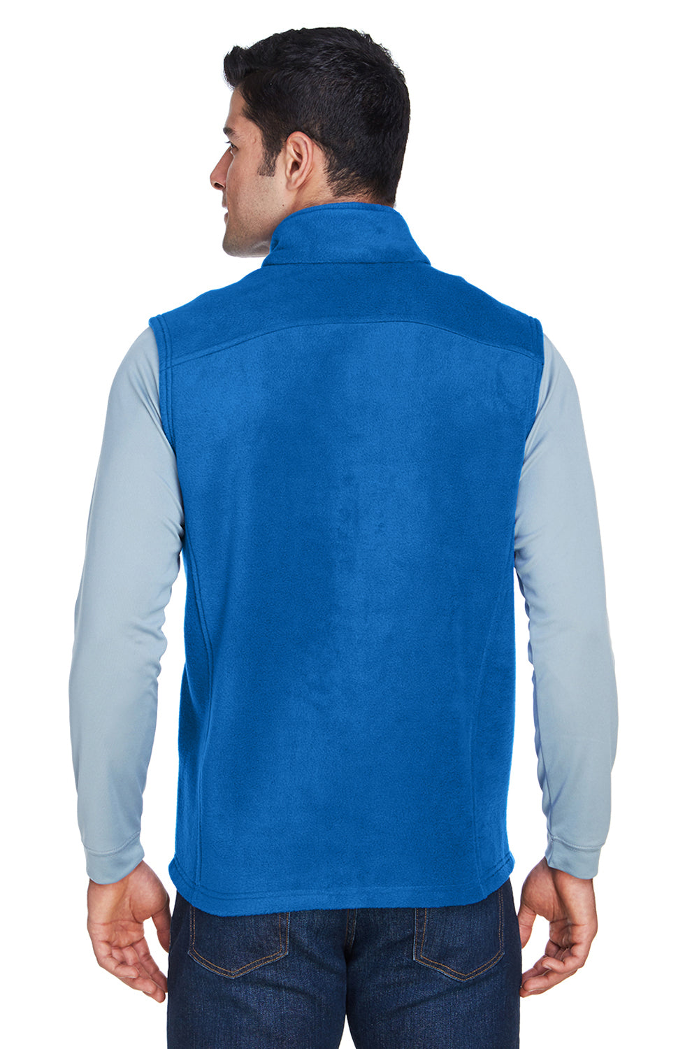 Core 365 88191 Mens Journey Full Zip Fleece Vest Royal Blue Back