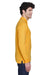 Core 365 88192 Mens Pinnacle Performance Moisture Wicking Long Sleeve Polo Shirt Gold Side