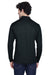 Core 365 88192 Mens Pinnacle Performance Moisture Wicking Long Sleeve Polo Shirt Black Back