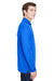 Core 365 88192P Mens Pinnacle Performance Moisture Wicking Long Sleeve Polo Shirt w/ Pocket Royal Blue Side
