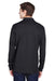 Core 365 88192P Mens Pinnacle Performance Moisture Wicking Long Sleeve Polo Shirt w/ Pocket Black Back
