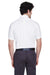 Core 365 88194 Mens Optimum Short Sleeve Button Down Shirt w/ Pocket White Back