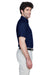 Core 365 88194 Mens Optimum Short Sleeve Button Down Shirt w/ Pocket Navy Blue Side