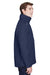 Core 365 88205 Mens Region 3-in-1 Water Resistant Full Zip Hooded Jacket Navy Blue Side
