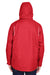 Core 365 88205 Mens Region 3-in-1 Water Resistant Full Zip Hooded Jacket Red Back