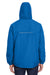 Core 365 88224 Mens Profile Water Resistant Full Zip Hooded Jacket Royal Blue Back
