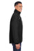 Core 365 88224 Mens Profile Water Resistant Full Zip Hooded Jacket Black Side