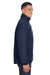 Core 365 88224 Mens Profile Water Resistant Full Zip Hooded Jacket Navy Blue Side