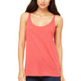 Bella + Canvas Womens Slouchy Tank Top - Red Triblend - Closeout