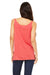 Bella + Canvas 8838 Womens Slouchy Tank Top Red Triblend Back