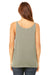 Bella + Canvas 8838 Womens Slouchy Tank Top Heather Stone Back