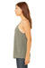 Bella + Canvas 8838 Womens Slouchy Tank Top Heather Stone Side