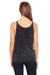 Bella + Canvas 8838 Womens Slouchy Tank Top Black Mineral Wash Back