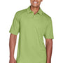 North End Mens Sport Red Performance Moisture Wicking Short Sleeve Polo Shirt - Cactus Green