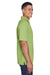 North End 88632 Mens Sport Red Performance Moisture Wicking Short Sleeve Polo Shirt Cactus Green Side
