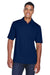 North End 88632 Mens Sport Red Performance Moisture Wicking Short Sleeve Polo Shirt Navy Blue Front