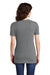 Jerzees Womens Vintage Snow Short Sleeve V-Neck T-Shirt Charcoal Grey Side