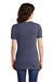 Jerzees Womens Vintage Snow Short Sleeve V-Neck T-Shirt Navy Blue Side