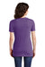 Jerzees Womens Vintage Snow Short Sleeve V-Neck T-Shirt Purple Side