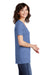 Jerzees Womens Vintage Snow Short Sleeve V-Neck T-Shirt Royal Blue Side
